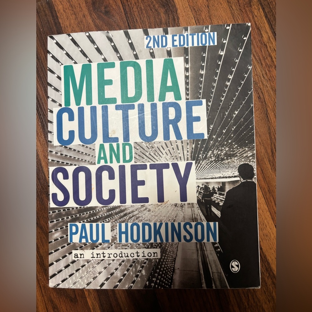 Media Culture and Society - Green/Blue Cover